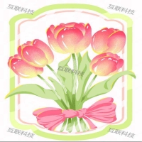 郁金香花束插画绘制步骤